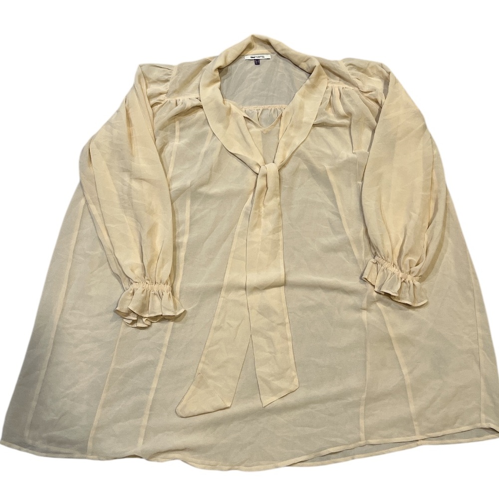 ASOS Maternity Cream Tie-Neck Blouse or Mini Dress